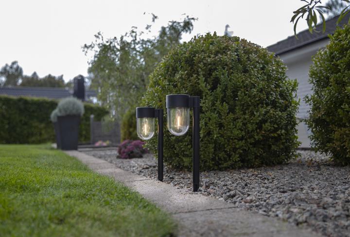 Actual product image Star Trading Solar Bollard 2 Pack Cupola (IP44)