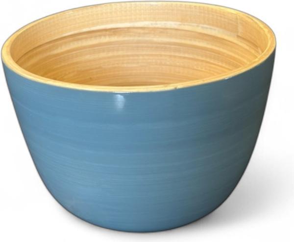 Albert L. Bambus-Schüssel taubenblau 15x10cm (15 cm, 0.90 l, 1x)