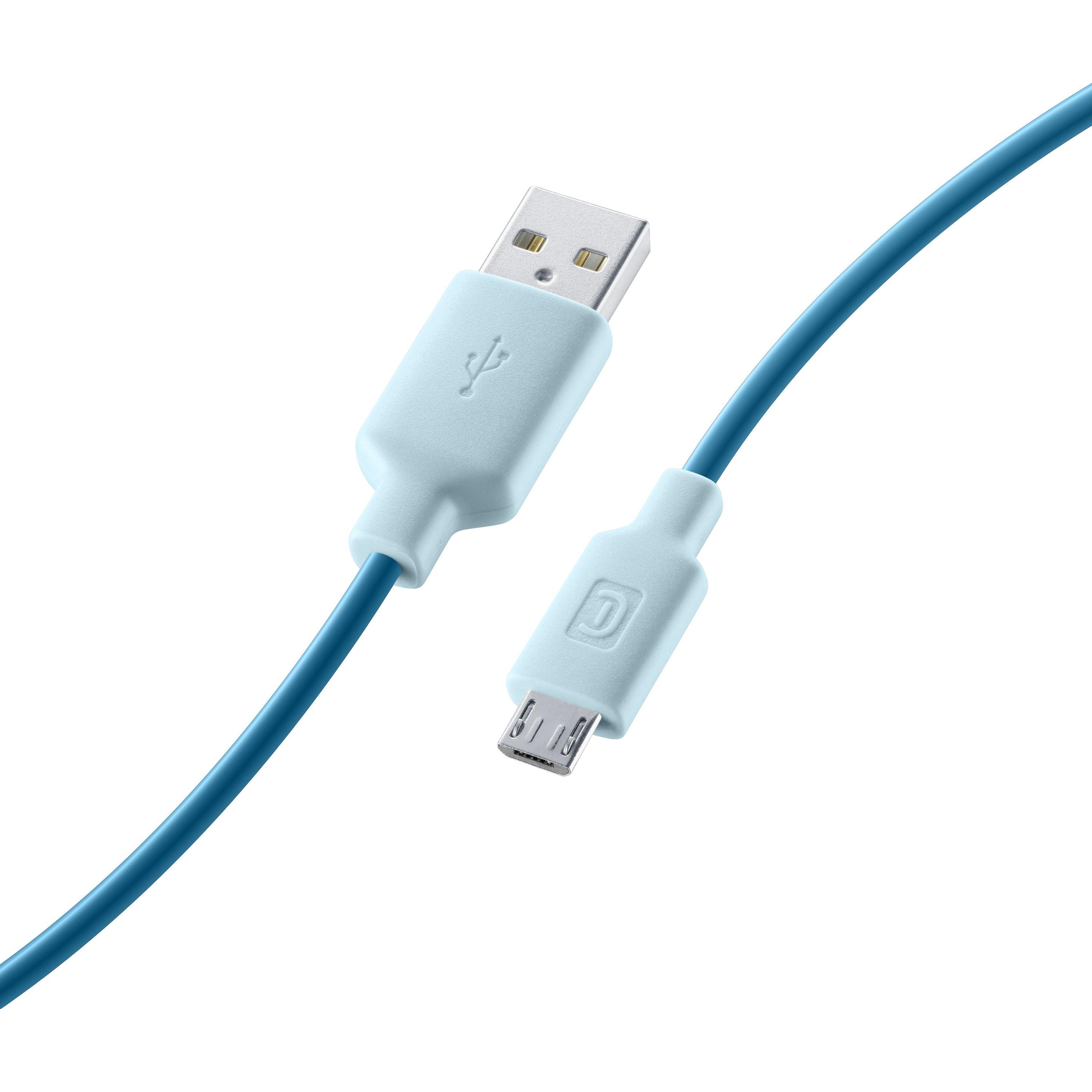 Thumbnail - Cellularline #Stylecolor Cable 100cm - MICRO USB (1 m, USB 2.0), USB Kabel