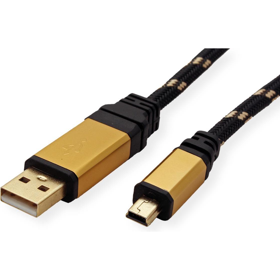 Roline Oro Usb 2.0 (1.80 M, Usb 2.0), Cavo Usb