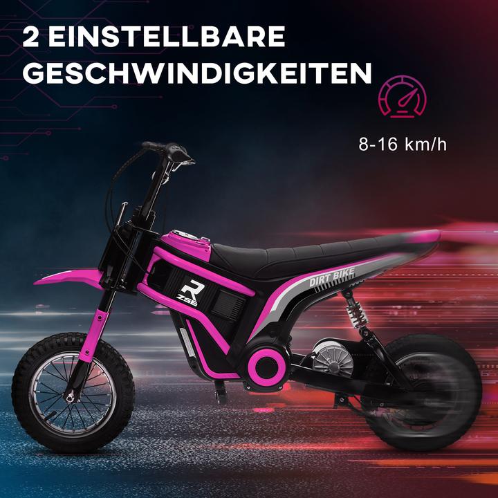 Produktbild Homcom Kindermotorrad Kunststoff, Metall Rosa (12 V)