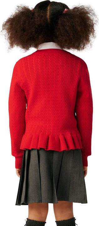 Produktbild Clarks Strickjacke Mädchen Rüschen Mit Zopfmuster Schule (152)