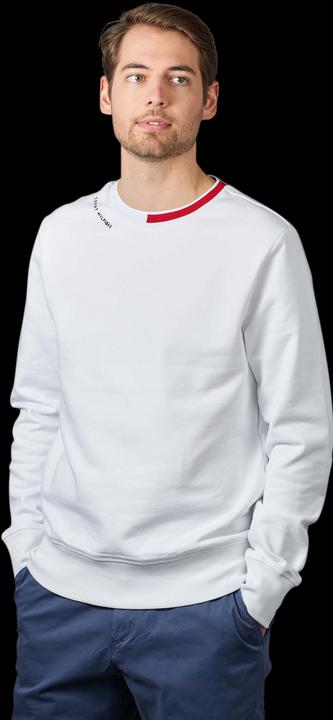 Produktbild Tommy Hilfiger Jacquard Pullover Crew Neck White (L)