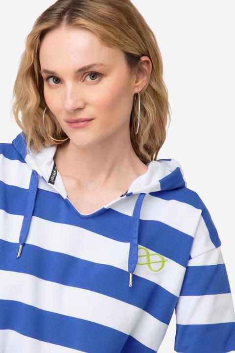 Produktbild Laurasøn Hoodie, Blockstreifen, Kapuze, 3/4-Ärmel (L)