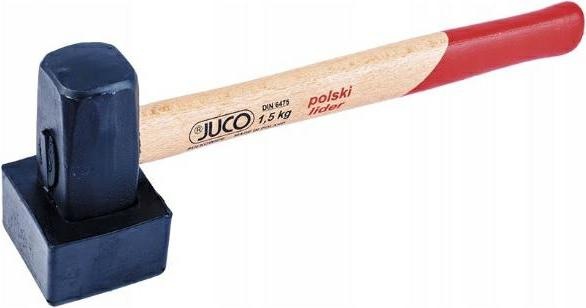 Actual product image Jucon JUCO MŁOTEK KAMIENIARSKI Z GUMĄ 1,5kg (1900 g)
