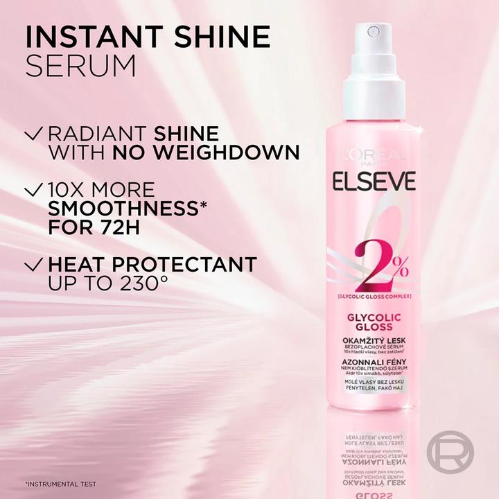 Produktbild L'Oréal Paris Leave-in-Serum für sofortigen Haarglanz Elseve Glycolic Gloss 150 ml (150 ml)