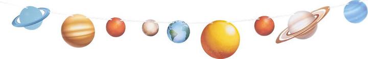 Boland Weltraum Planeten Girlande (1 Stück)