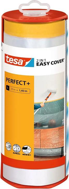 Produktbild tesa EASY COVER Malerfolie UNIVERSAL, aus Papier, Refill Nachfüllrolle (180 mm)