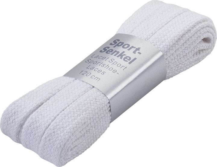 Pro Touch Shoelaces 120 Cm Flat Narrow - white000 (120 cm)