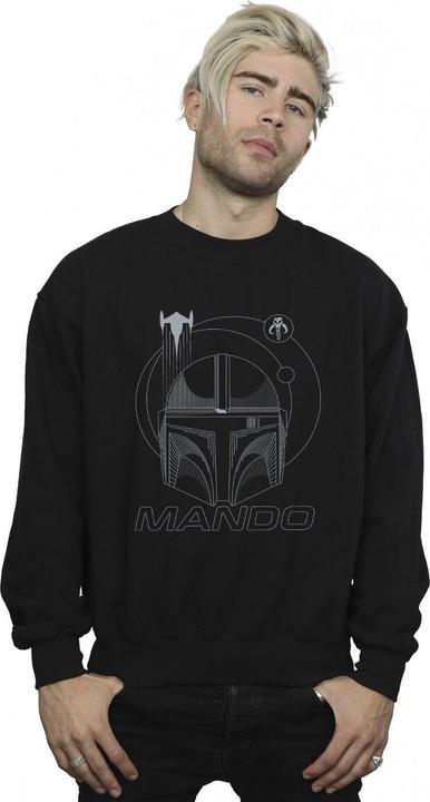 Immagine prodotto Star Wars The Mandalorian Rings Helmet Felpa Uomo (L)