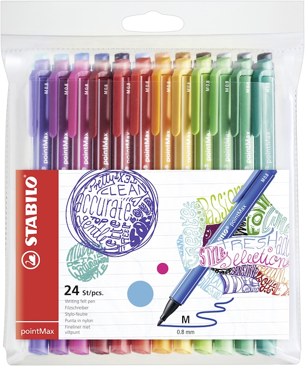 Immagine prodotto STABILO PointMax (Multicolore, 24 x)
