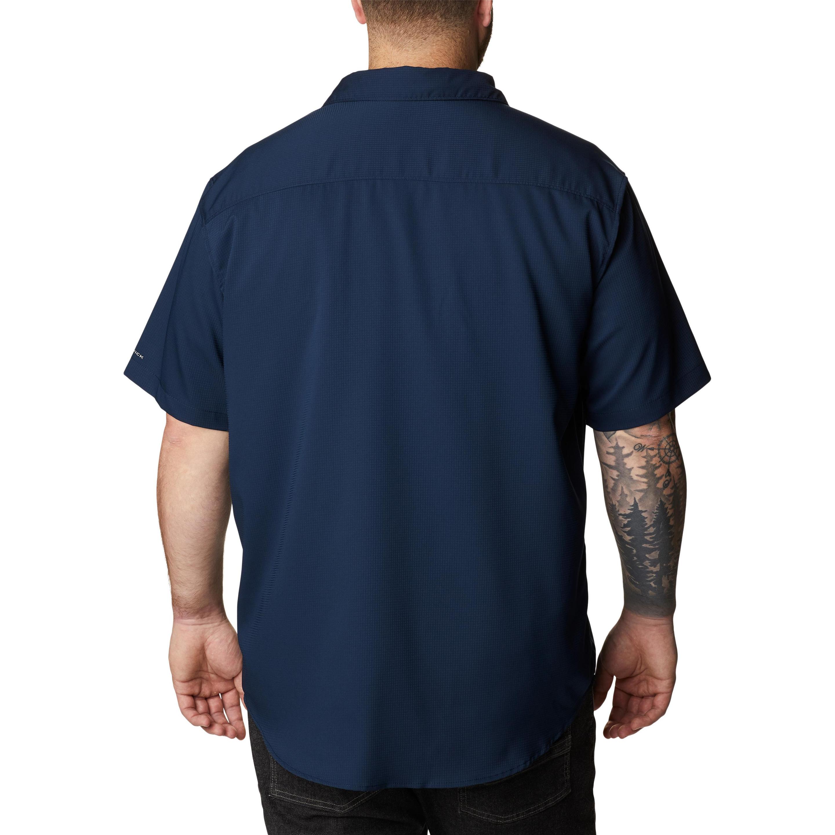 Thumbnail - Columbia, Herren, Hemd, Utilizer II Solid Short Sleeve Shirt, Blau, (XL)