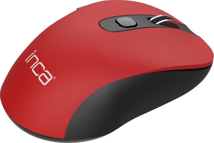 Actual product image Inca Mouse IWM-233RK SILENT WIRELESS MAUSE (SILENT MOUSE) Red (Wireless)