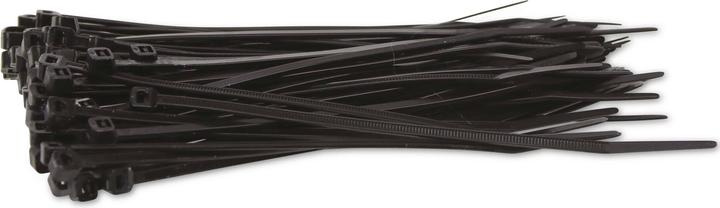 Actual product image KSS Range of cable ties polyamide 6.6, black, 142x3.2, UV-resistant, 100 pcs. (Plastic cable ties, 142 mm, 100 pcs.)