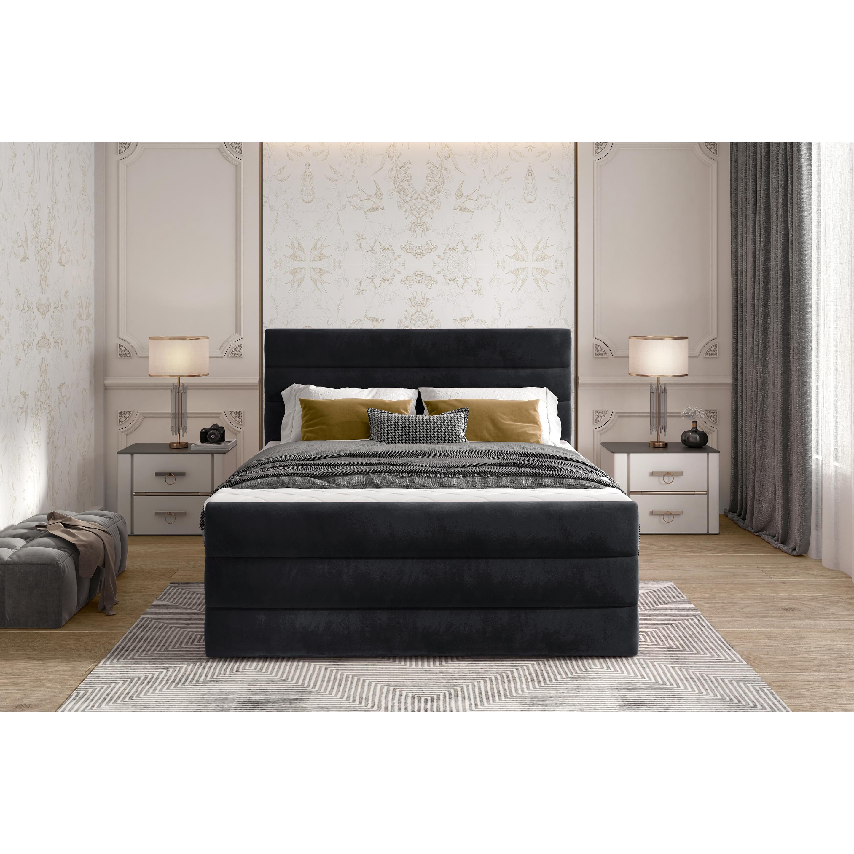 ELTAP, Boxspringbett, Cande mit Stauraum (160 x 200 cm)