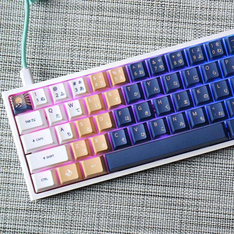 Thumbnail - Traitors UKIYO-E Tastenkappen (TRDUKI108US), Keycaps, Blau