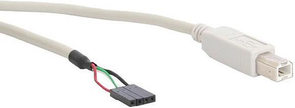 Produktbild Aquatuning USB 2.0 Anschlusskabel Stecker B auf Pfostenanschluss 40cm (40 cm, USB 2.0)