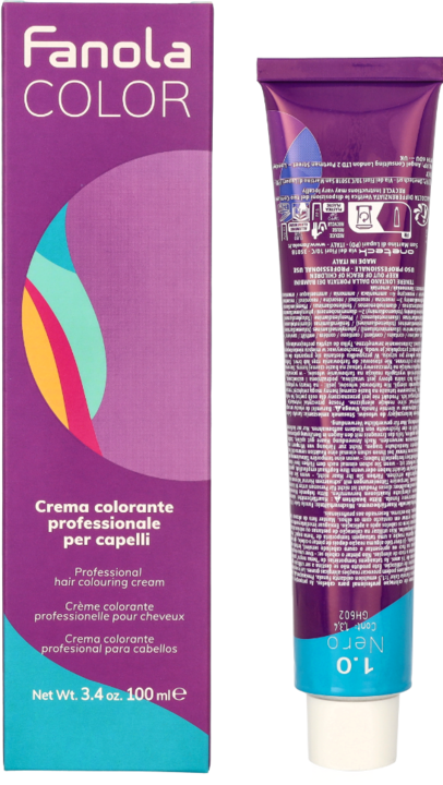 Produktbild Fanola 1*0 Negro 100ml (1.0 Black)