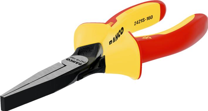 Bahco 1000V flat nose pliers 180mm (180 mm)