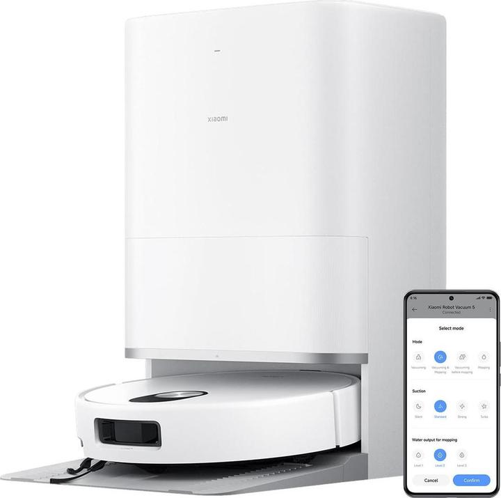 Actual product image Xiaomi 5 (20000 Pa, Wiping pads (rotating))