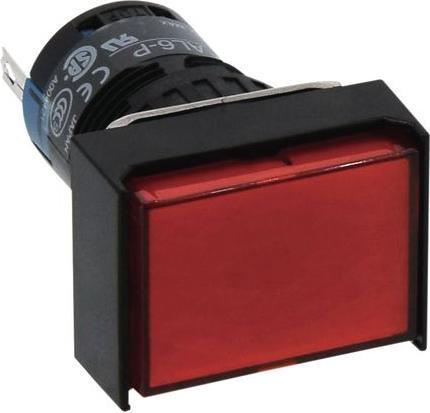 Produktbild Idec Switch Rectangular 16mm illuminated red