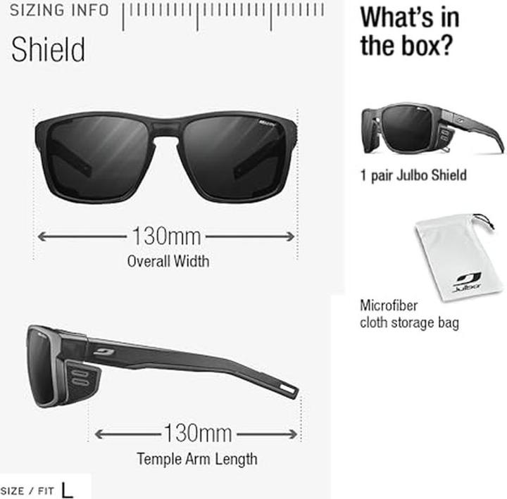 Actual product image Julbo Shield - Spectron 4 (Orange, Dark green translucent, Dark green, brown flash silver)