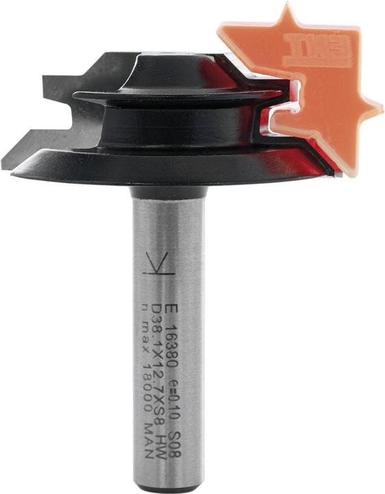 Produktbild ENT European Norm Tools ENT Gehrungsverleimfräser 90° Gehrungs Verleimfräser ø 44,45mm Schaft 12mm, HW