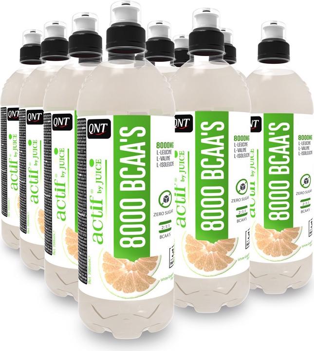 Actual product image QNT BCAA'S 8000 (Grapefruit, 12 x)