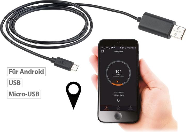 Actual product image Lescars Car Finder (1 m)