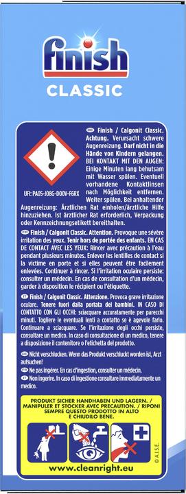 Image du produit Finish Classic Megapack (Tabs, 100 Cycles de lavage)