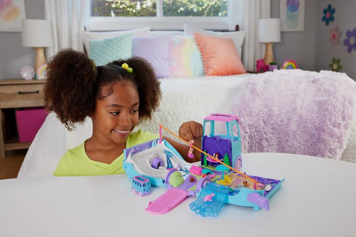 Image du produit Mattel Polly Mini - Τροχοσπιτο Με Ζωακια για 3+ ετών JCC22