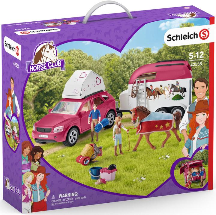 Actual product image Schleich Adventure with car and horse trailer