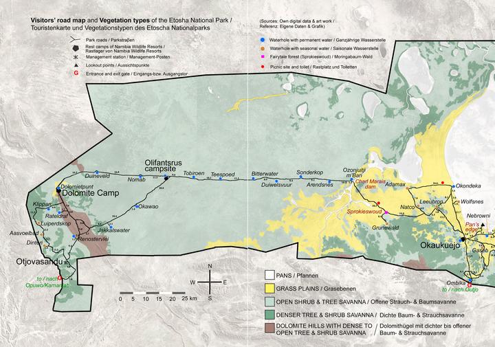 Actual product image Das komplette Kartenset NAMIBIA Plus (4-teilig)