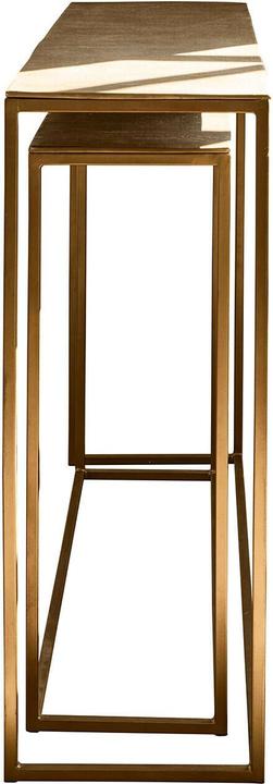 Image du produit Loberon Konsole 2er Set Olvenzo antikmessing (118 x 30 x 78 cm)