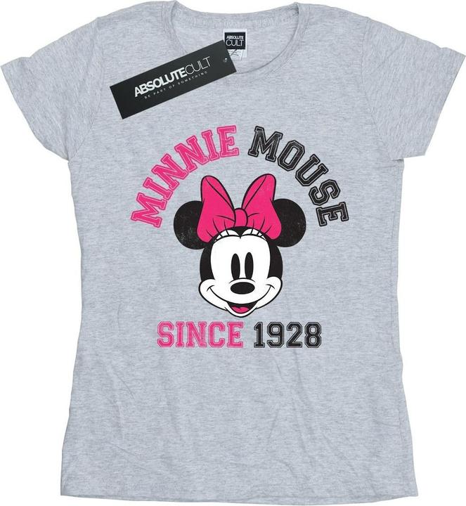 Actual product image Disney Womens/Ladies Mickey Mouse Since 1928 Cotton T-Shirt (M)