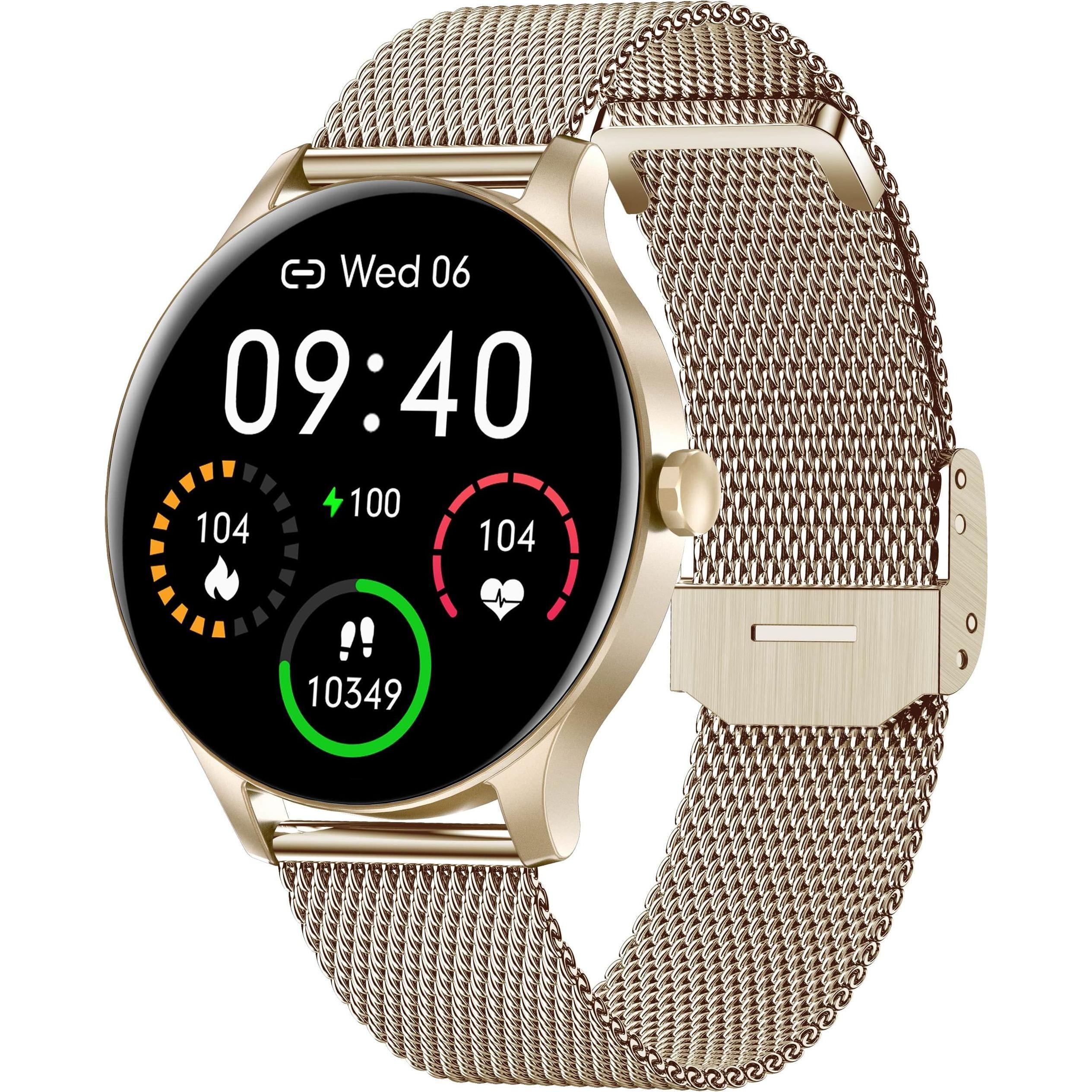 Garett Smartwatch Electronics Classy Złoty (CLASSY ZLOT STAL) (21 mm), Smartwatch