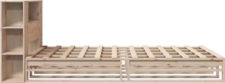 Image du produit vidaXL Bett mit Regal (135 x 190 cm)