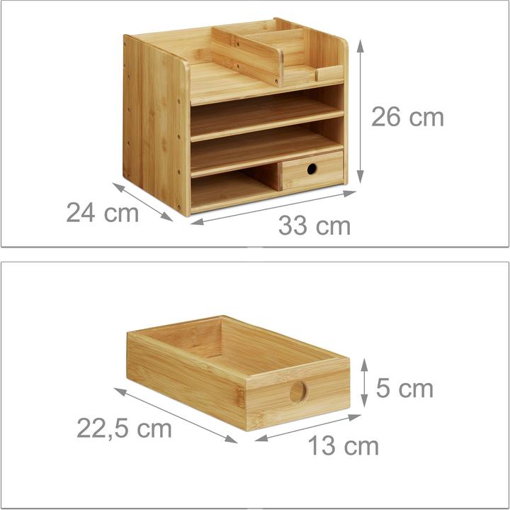 Produktbild Relaxdays Schreibtisch-Organizer (A4)