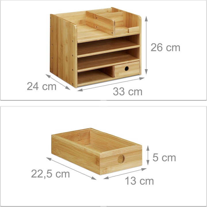 Produktbild Relaxdays Schreibtisch-Organizer (A4)
