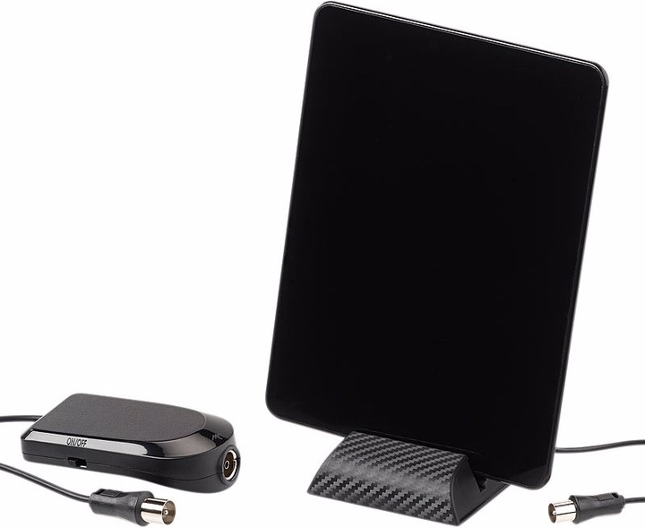 Produktbild Auvisio Aktive DVB-T2-Antenne mit Full-HD-Empfang (DVB-T / -T2)