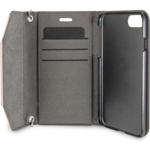Karl Lagerfeld KLCLTP7KFCH iPhone 7/8 SE 2020 / SE 2022 pink/pink bookcase Chopette Koctail Clutch (Apple iPhone SE (3rd...