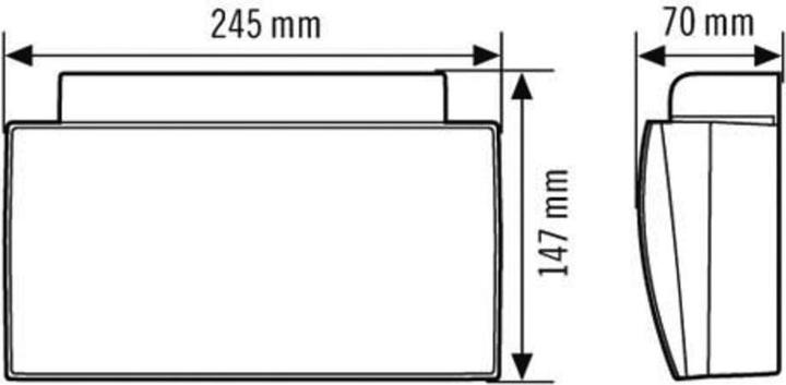 Actual product image Esylux Emergency light