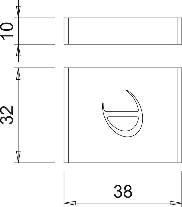 Produktbild Domus IR-Türschalter DOTTI IR 12/24 V/DC 36/72 W, Alu