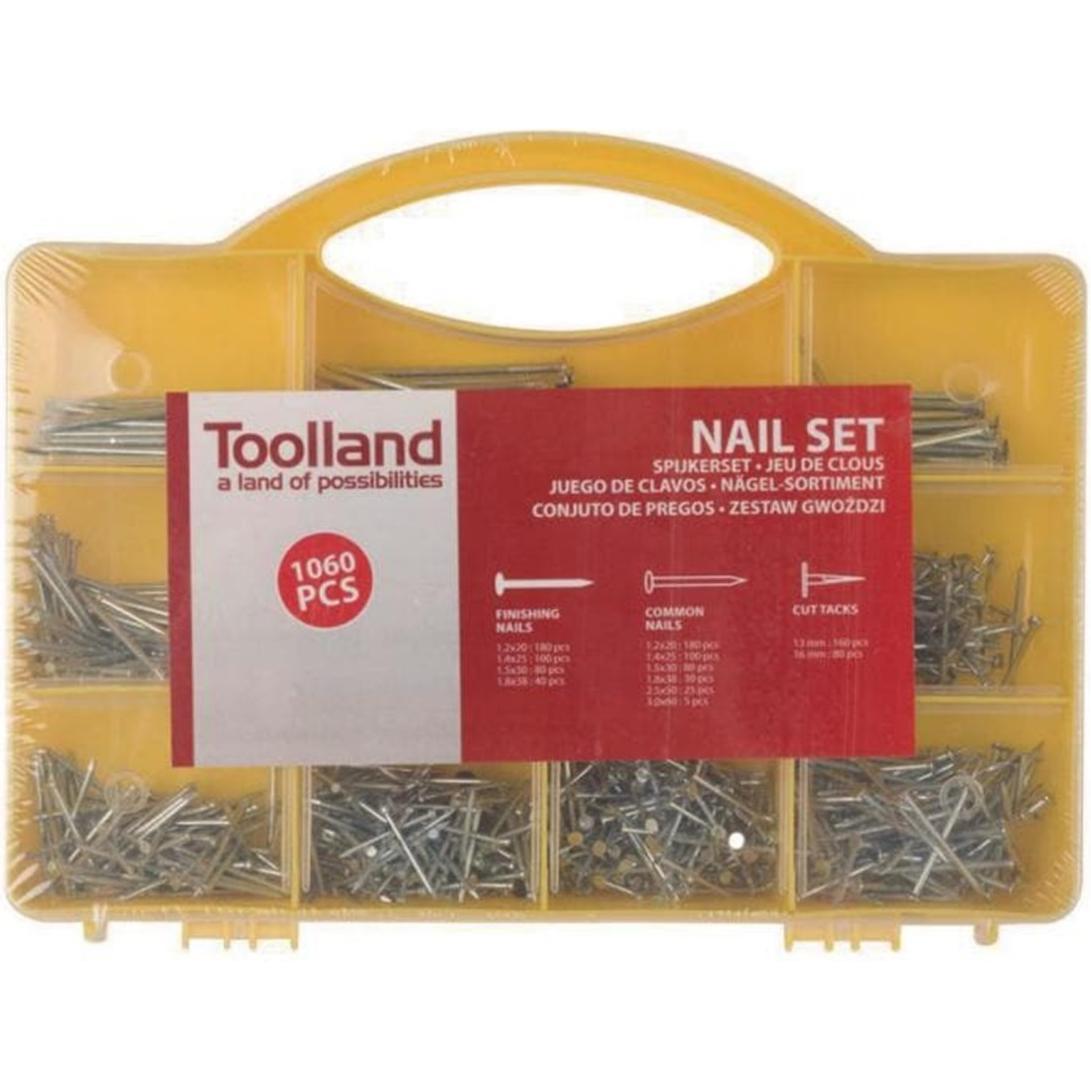 Toolland, Nägel, Nägel-Sortiment (1060 Stück, 60 mm)
