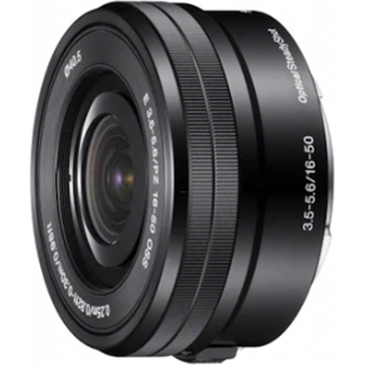 Sony E PZ 16-50mm f/3.5-5.6 OSS, E-Mount (Sony E, APS-C / DX), Objektiv, Schwarz