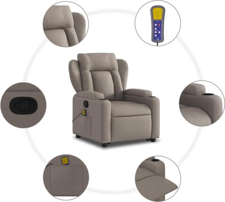 Image du produit vidaXL Massagesessel mit Aufstehhilfe