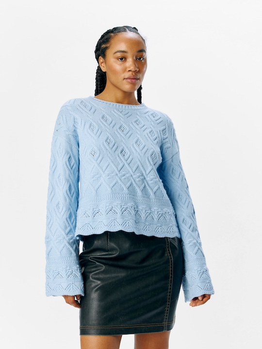 Actual product image Object Grob gestrickter Strickpullover (XS)
