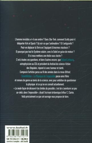 Produktbild Scientifiction : la physique de l'impossible (Französisch, Lehoucq Roland, 2024)