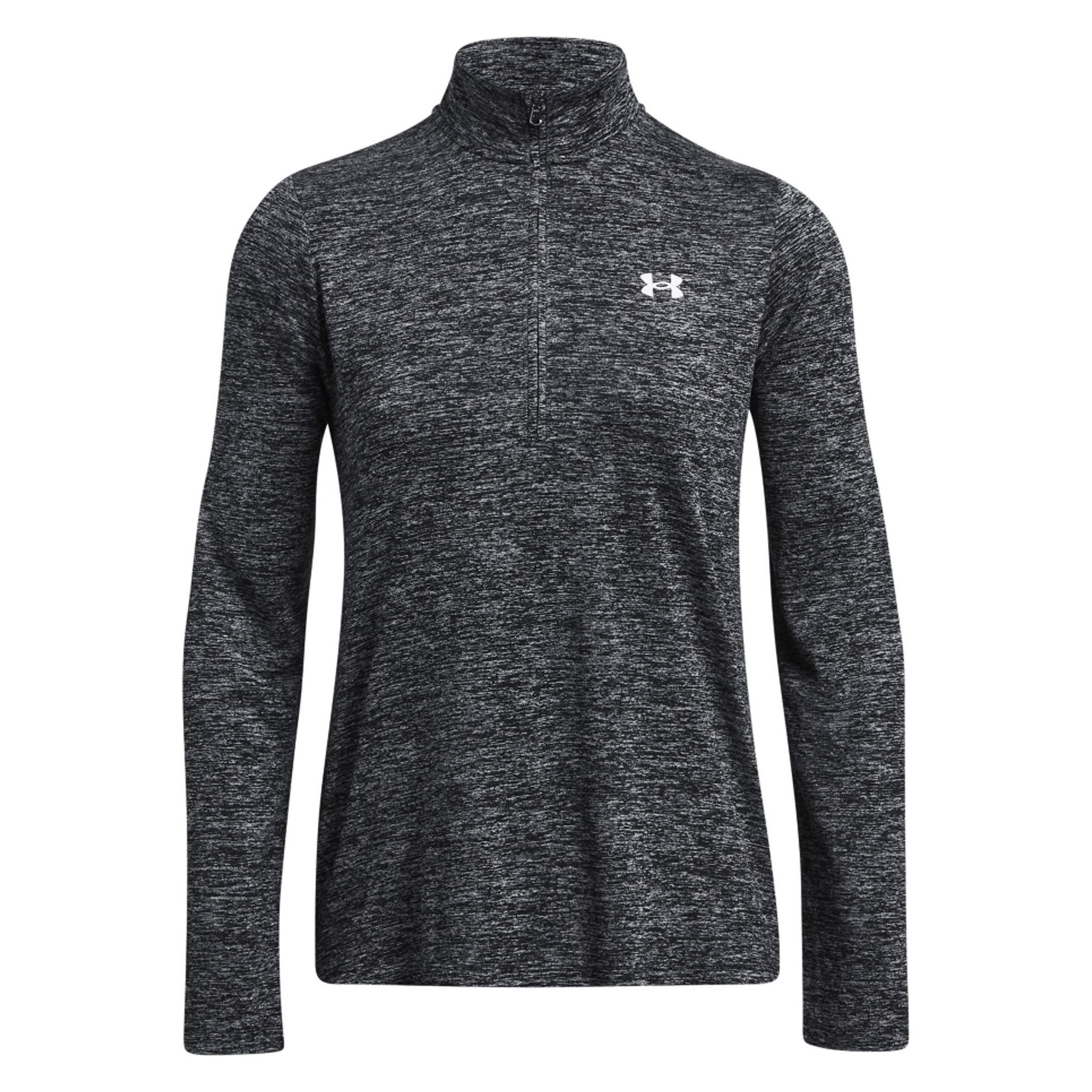 Under Armour, Damen, Pullover, Tech 1/2 Zip Trainingspullover Damen, Weiss, Schwarz, (S)