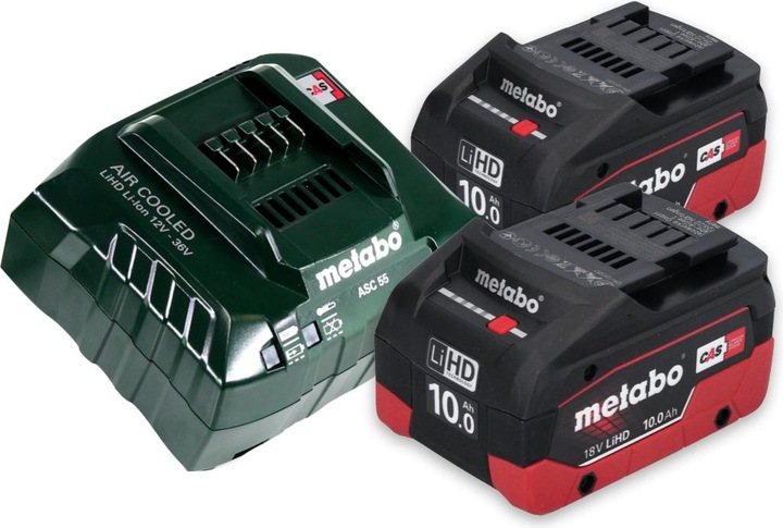 Actual product image Metabo Power 160-5 18 LTX BL OF Battery compressor 18 V 8.0 bar Brushless + 2x battery 10.0 Ah + (5 l)